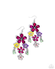 Load image into Gallery viewer, Floral Fountain ~ Pink ~ Earring
