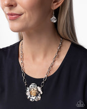 Load image into Gallery viewer, Flourishing Fanfare ~ Silver ~ Paparazzi
