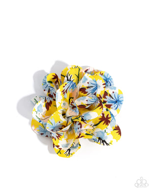 Flower Patch Paradise ~ Yellow ~ Hair Bow