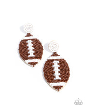 Load image into Gallery viewer, Football Fan ~ Brown ~ Earring
