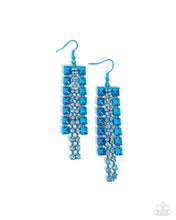 Load image into Gallery viewer, Forceful Fringe ~ Blue ~ Earring
