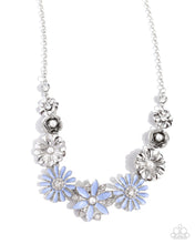 Load image into Gallery viewer, Garden Gesture - Blue - Necklace
