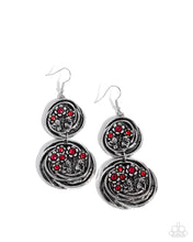 Load image into Gallery viewer, Garden Pavement ~ Red ~ Earring
