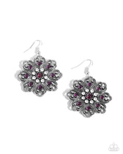 Load image into Gallery viewer, Garden of Love ~ Purple ~ Earring
