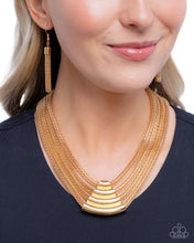 Load image into Gallery viewer, Get the MESH-age ~ Gold ~ Paparazzi
