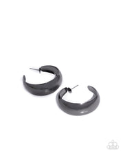 Load image into Gallery viewer, Hammered Heritage ~ Black ~ Earring
