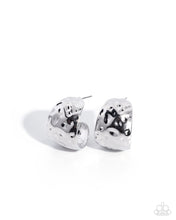 Load image into Gallery viewer, Hammered Hustle ~ Silver ~ Earring
