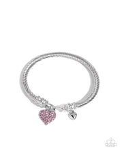 Load image into Gallery viewer, Heart Hour - Pink - Bracelet
