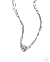 Load image into Gallery viewer, Heartbroken Bling ~ White ~ Necklace
