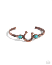 Load image into Gallery viewer, Horseshoe Habit - Copper - Bracelet
