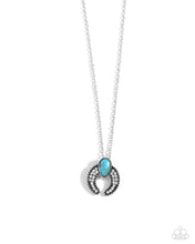 Load image into Gallery viewer, Horseshoe Haute - Blue - Necklace
