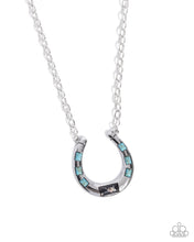 Load image into Gallery viewer, Horseshoe Homage ~ Black ~ Necklace
