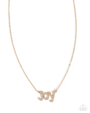 Load image into Gallery viewer, How Great Our Joy ~ Gold ~ Necklace
