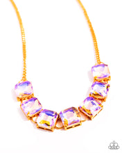 Load image into Gallery viewer, I SQUARE to Secrecy - Orange - Necklace
