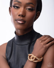 Load image into Gallery viewer, Interlocked Ignition ~ Gold ~ Paparazzi
