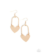 Load image into Gallery viewer, Lady Locket ~ Gold ~ Earring
