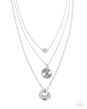 Load image into Gallery viewer, Layered Lineup ~ Silver ~ Necklace
