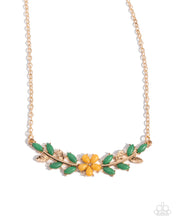 Load image into Gallery viewer, Leafy Layover - Orange - Necklace
