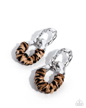 Load image into Gallery viewer, Leopard Layers ~ Brown ~ Earring
