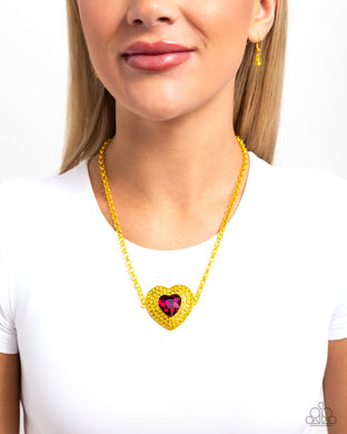 Locket Leisure ~ Yellow ~ Paparazzi