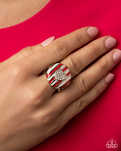 Load image into Gallery viewer, Lovestruck Stripes ~ Ring ~ Paparazzi
