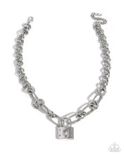 Load image into Gallery viewer, Luminescent Lockdown ~ Silver ~ Paparazzi
