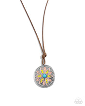 Load image into Gallery viewer, Mandala Marvel - Yellow - Necklace
