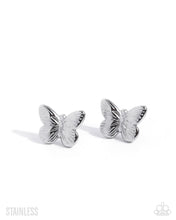 Load image into Gallery viewer, Monarch Moment ~ Silver ~ Earrings
