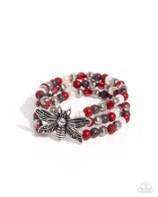 Load image into Gallery viewer, Newsworthy Novelty ~ Red ~ Bracelet
