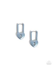 Load image into Gallery viewer, Pampered Padlock ~ Blue ~ Earring
