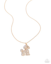 Load image into Gallery viewer, Particular Poodle ~ Gold ~ Necklace
