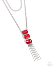 Load image into Gallery viewer, Passionate Pageantry - Red - Necklace
