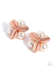 Load image into Gallery viewer, Pearly Publicity ~ Copper ~ Earring
