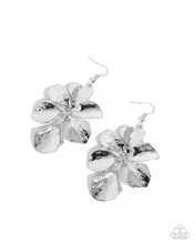 Load image into Gallery viewer, Petaled Phrase ~ Silver ~ Earring
