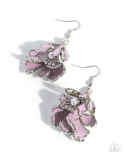 Load image into Gallery viewer, Petaled Plan ~ Purple ~ Earring
