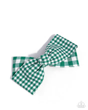 Load image into Gallery viewer, Picnic Pattern ~ Green ~ Hair Accessories 
