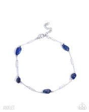 Load image into Gallery viewer, Pleasantly Piquant ~ Blue ~ Anklet
