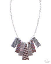 Load image into Gallery viewer, Pleasing Plaid ~ Brown ~ Necklace
