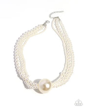 Load image into Gallery viewer, Polished Professional ~ White Necklace ~ Paparazzi 
