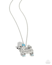 Load image into Gallery viewer, Poodle Pageantry ~ Blue ~ Necklace
