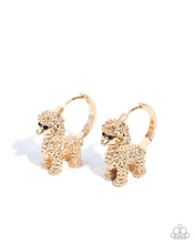 Load image into Gallery viewer, Prized Poodle ~ Gold ~ Earring

