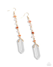 Load image into Gallery viewer, Quartz Qualification - Orange - Earring
