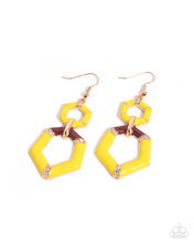 Load image into Gallery viewer, Real Report ~ Yellow ~ Earring
