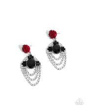 Load image into Gallery viewer, Rosy Rave ~ Red ~ Earring

