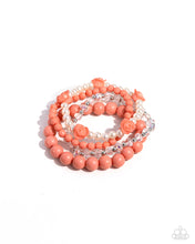 Load image into Gallery viewer, Rosy Retrospection - Orange - Bracelet
