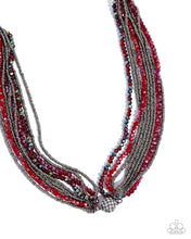 Load image into Gallery viewer, Rushing Radiance ~ Red ~ Necklace
