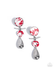 Load image into Gallery viewer, Rustic Report ~ Red ~ Earring
