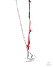 Load image into Gallery viewer, Sailboat Shimmer ~ Red ~ Necklace
