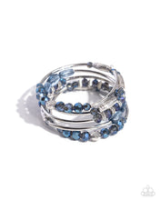 Load image into Gallery viewer, Sassy Stack - Blue - Bracelet
