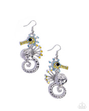 Load image into Gallery viewer, Sea Horse Shimmer ~ Yellow ~ Earring
